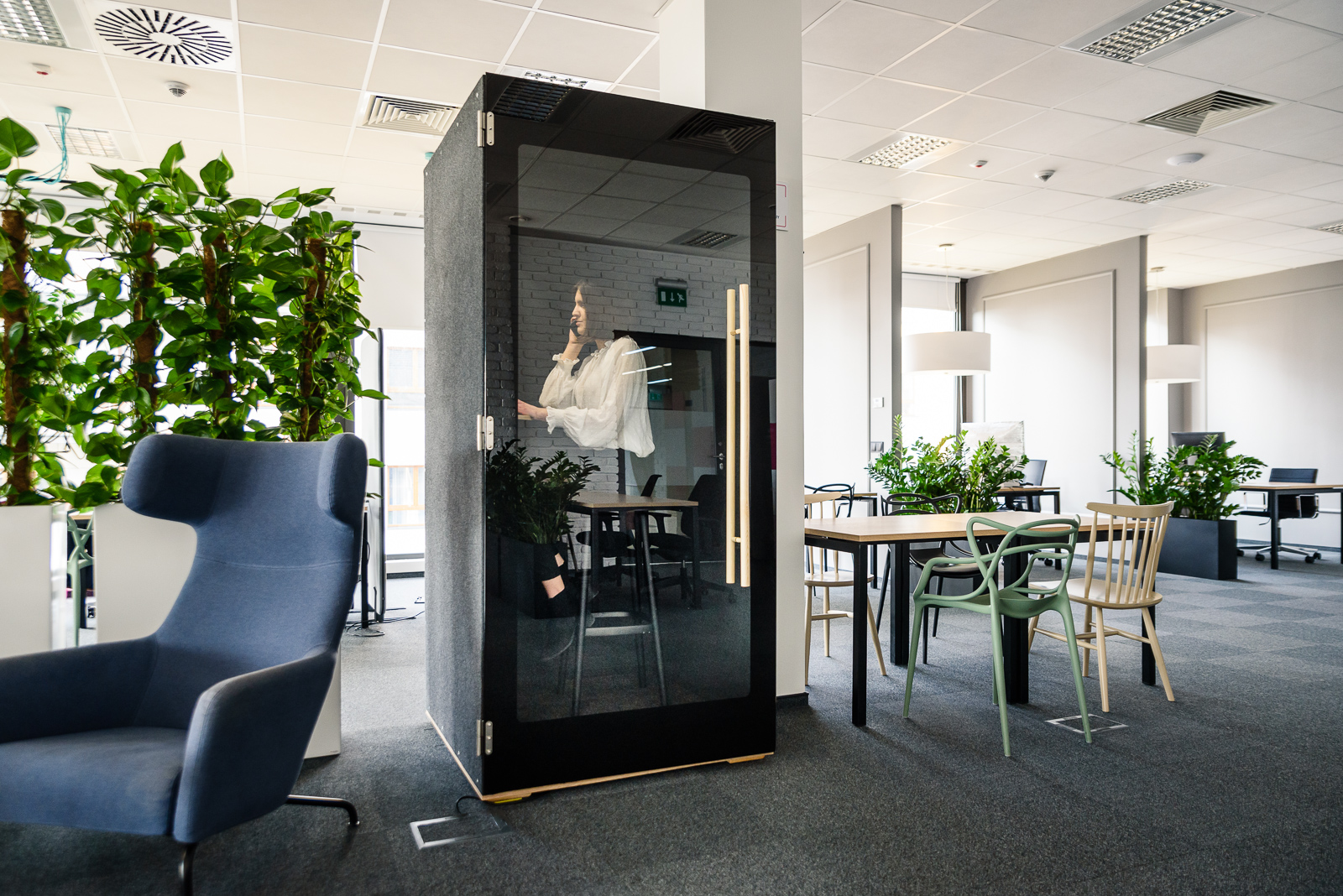 Cabine acoustique en open-space