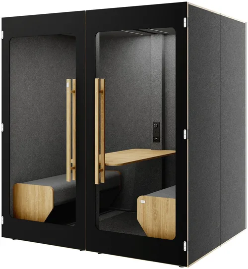 Cabine acoustique NINA 4 — salle 4 personnes